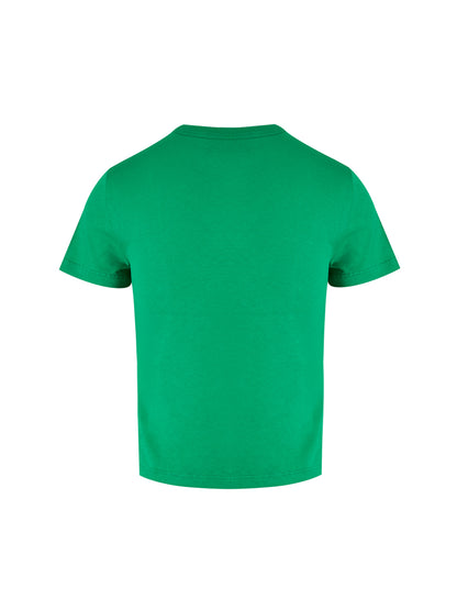 Green Cotton Logo T-Shirt-Gucci-LabelTerrace.com