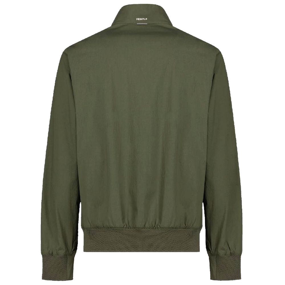 Green Cotton Men Bomber Jacket-People Of Shibuya-LabelTerrace.com