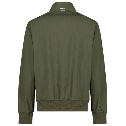 Green Cotton Men Bomber Jacket-People Of Shibuya-LabelTerrace.com