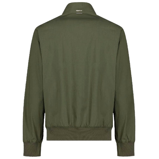 Green Cotton Men Bomber Jacket-People Of Shibuya-LabelTerrace.com
