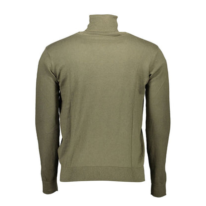Green Cotton Men Sweater-U.S. POLO ASSN.-LabelTerrace.com