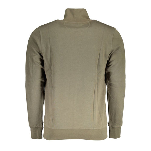 Green Cotton Men Sweater-La Martina-LabelTerrace.com