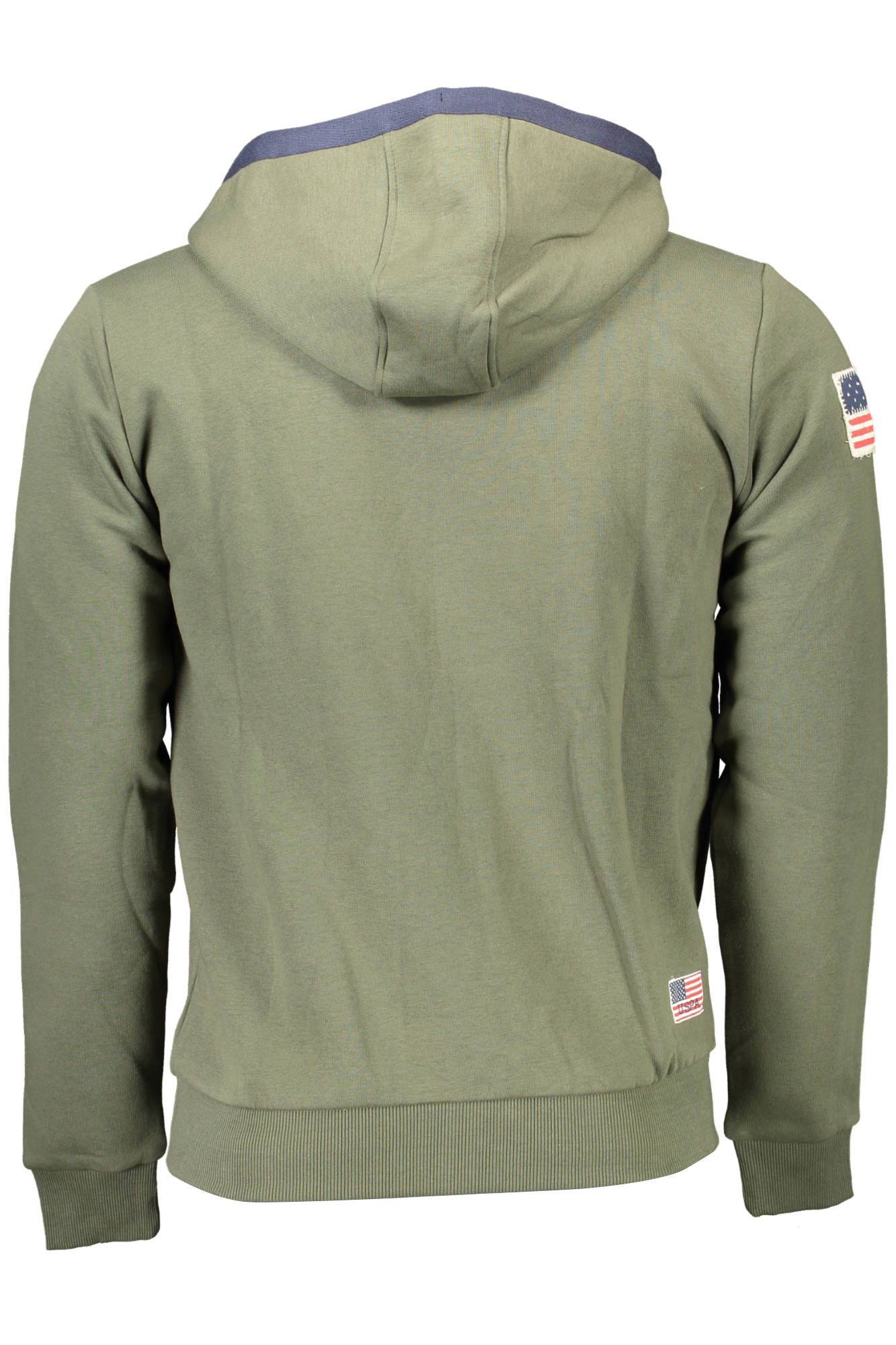 Green Cotton Men Sweater-U.S. POLO ASSN.-LabelTerrace.com