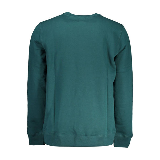 Green Cotton Men Sweater-Vans-LabelTerrace.com