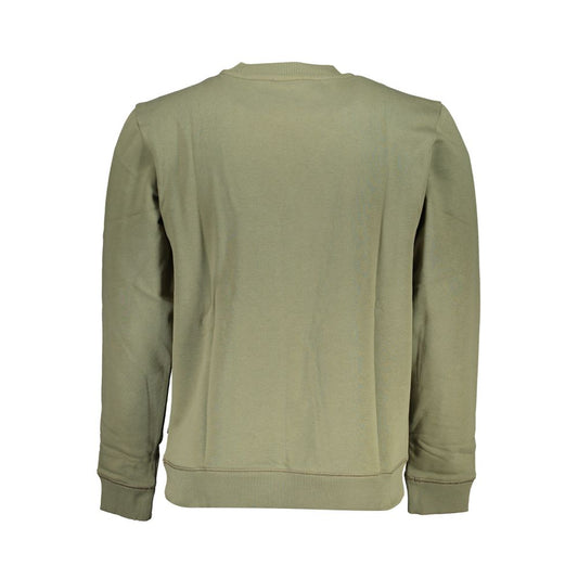 Green Cotton Men Sweater-Napapijri-LabelTerrace.com