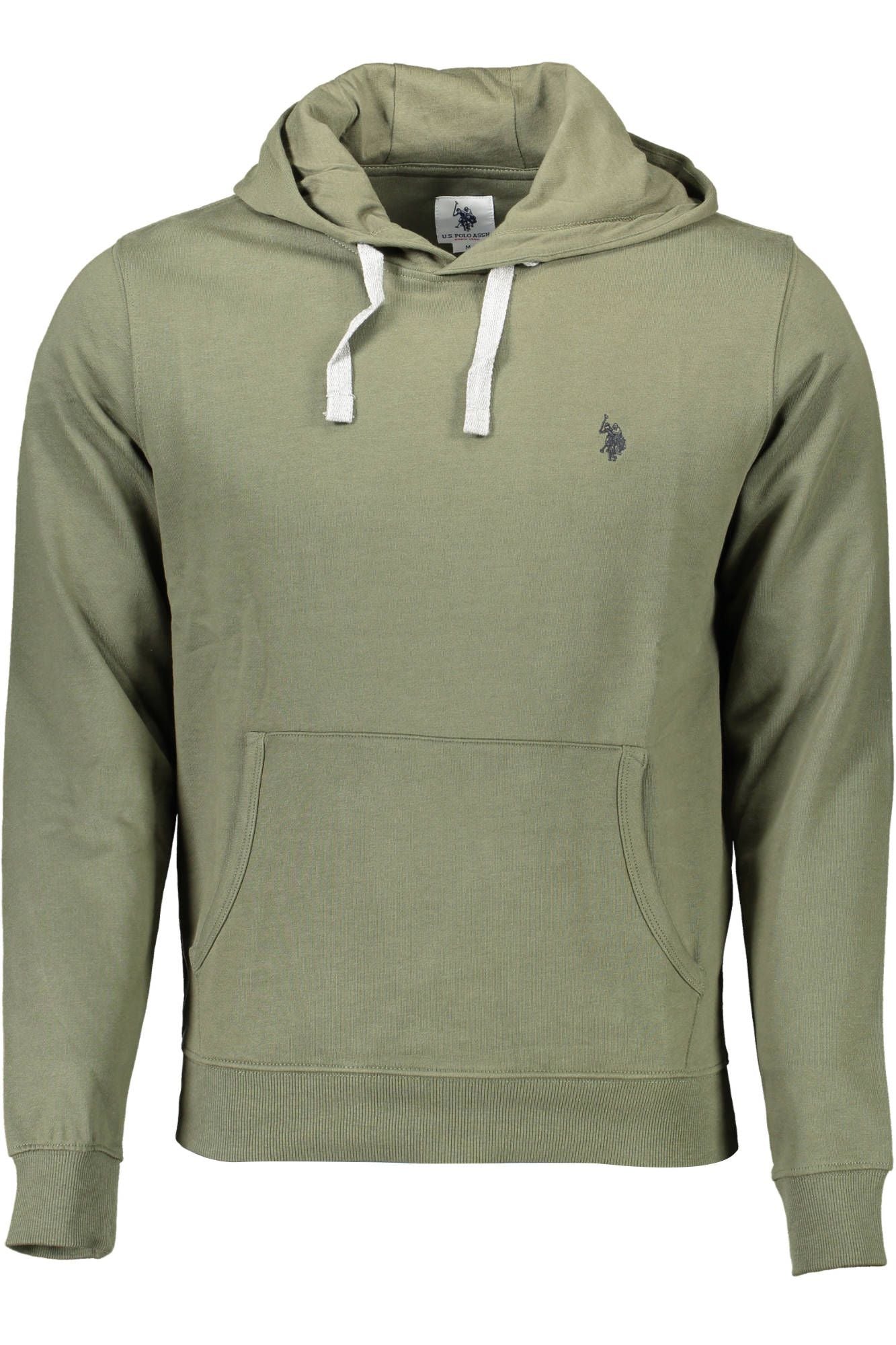 Green Cotton Men Sweater-U.S. POLO ASSN.-LabelTerrace.com