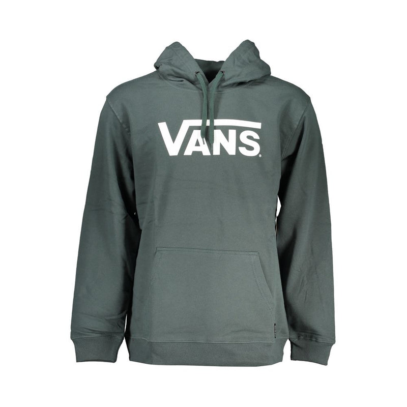 Green Cotton Men Sweater-Vans-LabelTerrace.com