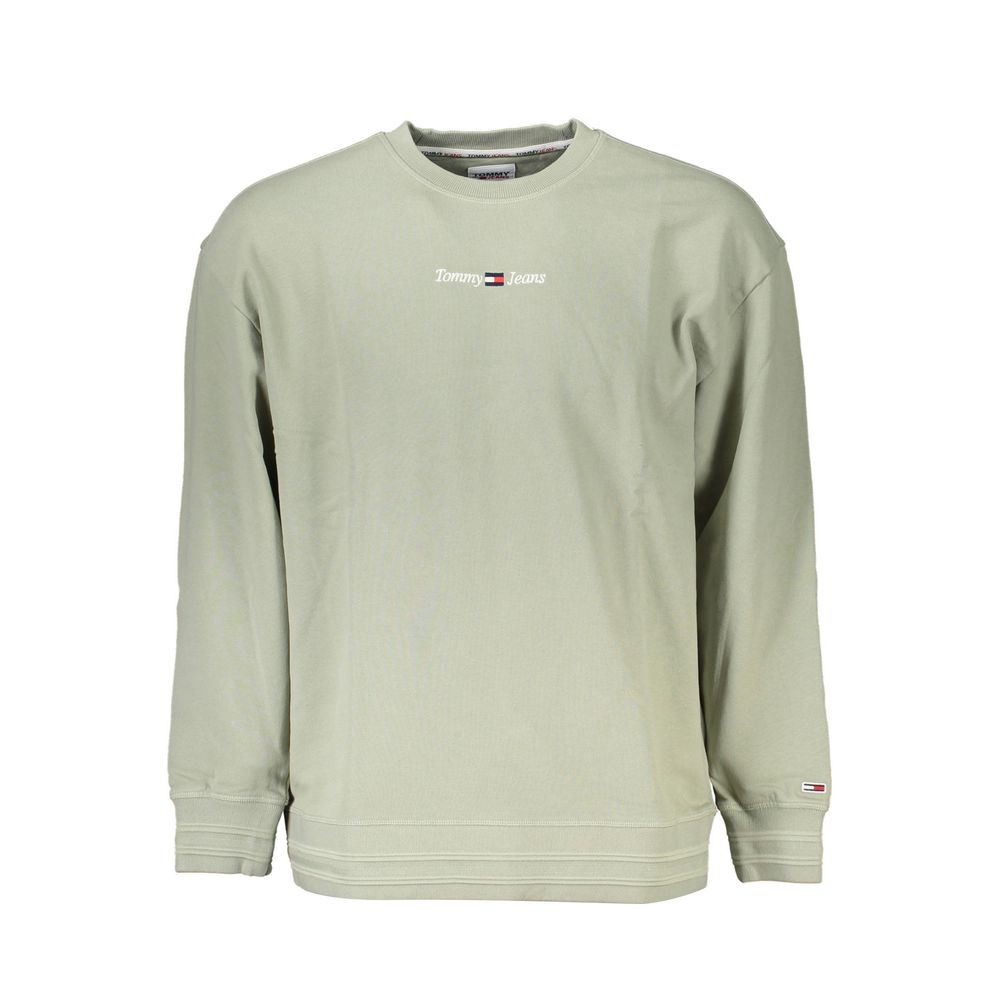 Green Cotton Men Sweater-Tommy Hilfiger-LabelTerrace.com
