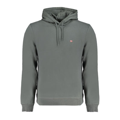 Green Cotton Men Sweater