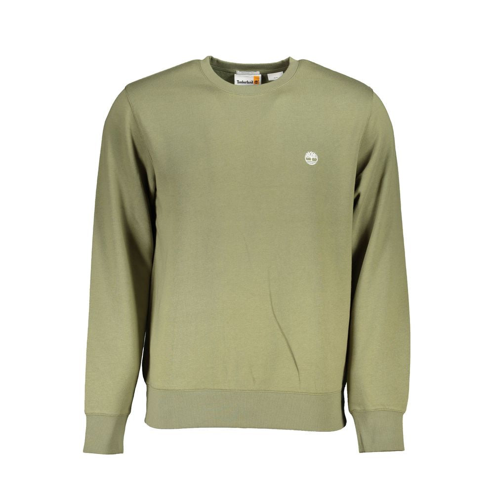 Green Cotton Men Sweater-Timberland-LabelTerrace.com