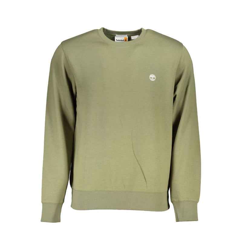 Green Cotton Men Sweater-Timberland-LabelTerrace.com