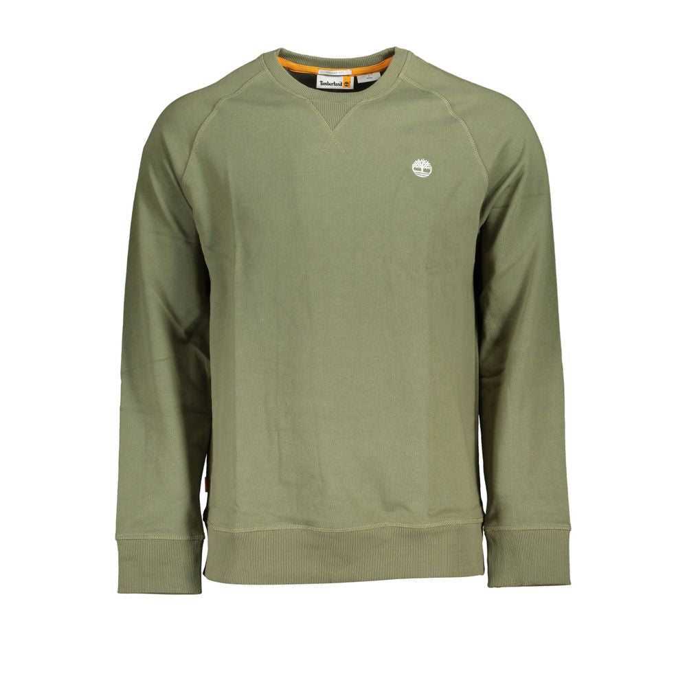 Green Cotton Men Sweater-Timberland-LabelTerrace.com