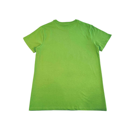 Green Cotton Men T-Shirt