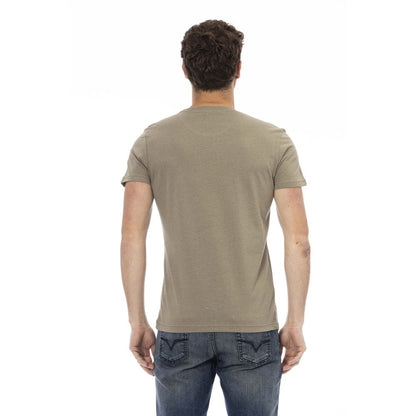 Green Cotton Men T-Shirt-Trussardi Action-LabelTerrace.com