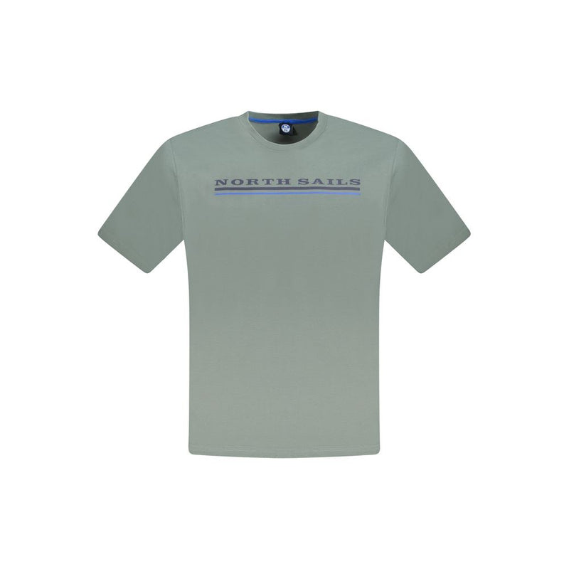 Green Cotton Men T-Shirt-North Sails-LabelTerrace.com