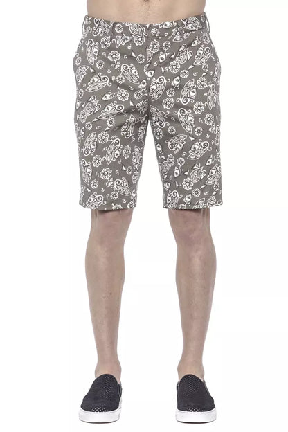 Green Cotton Men's Bermuda Shorts-PT Torino-LabelTerrace.com
