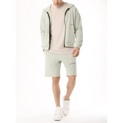 Green Cotton Men's Hoodie-Hinnominate-LabelTerrace.com