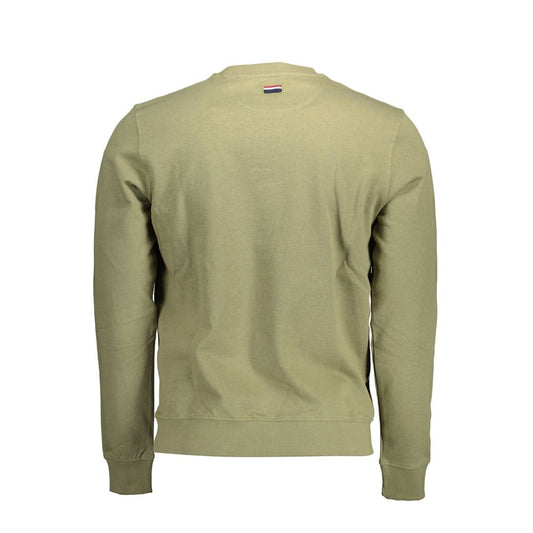 Green Cotton Mens Sweater-U.S. POLO ASSN.-LabelTerrace.com