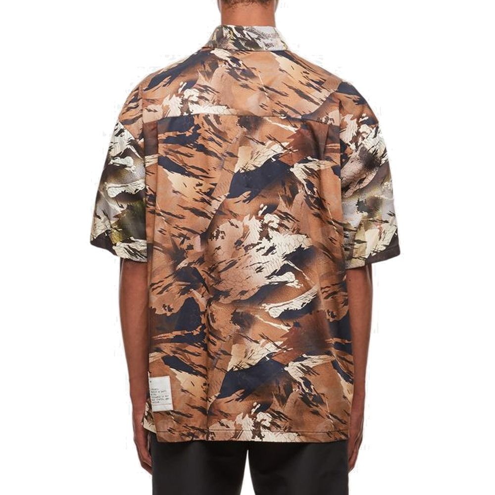 Camouflage Popline Shirt-Heron Preston-LabelTerrace.com