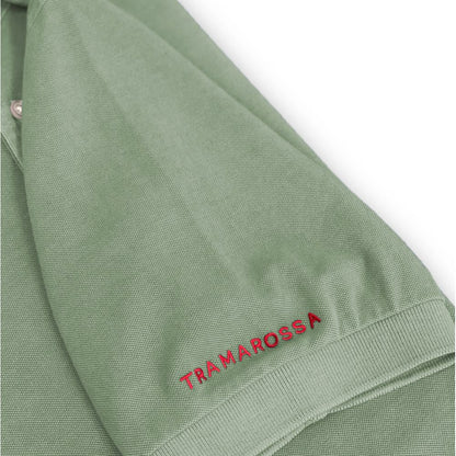 Green Cotton Polo Shirt-Tramarossa-LabelTerrace.com