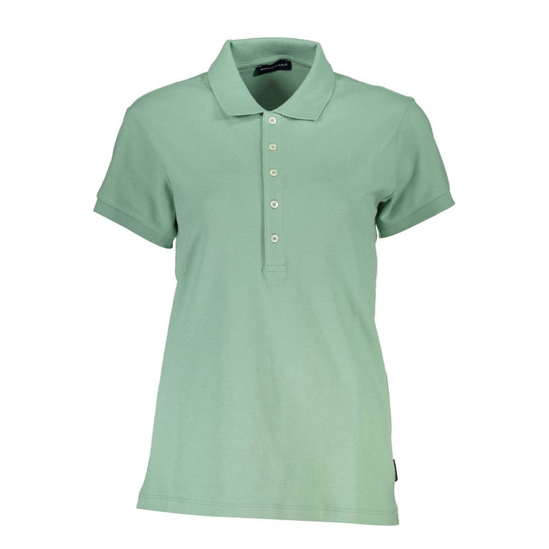 Green Cotton Polo Shirt-North Sails-LabelTerrace.com