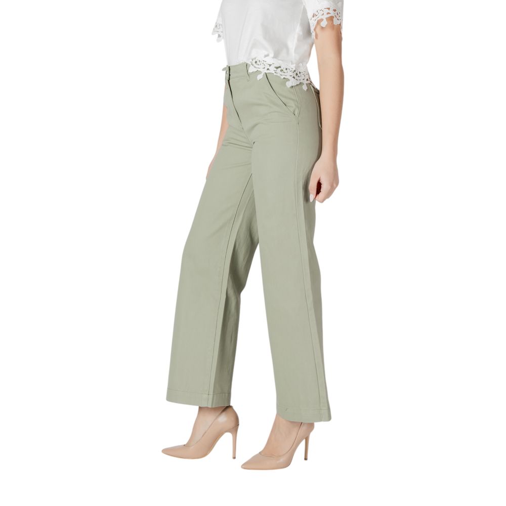 Green Cotton Relaxed Fit Jean