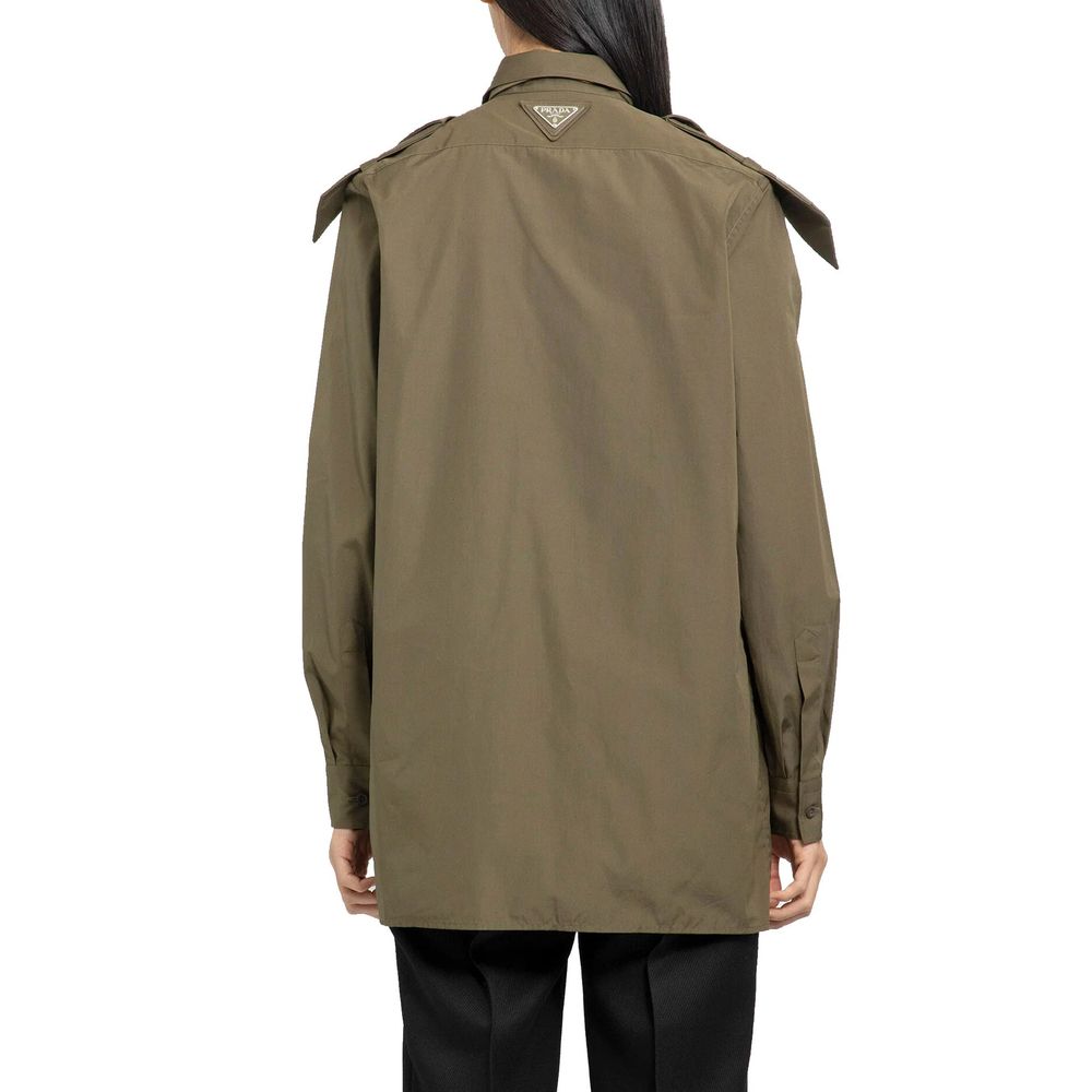 Cotton Shirt-Prada-LabelTerrace.com