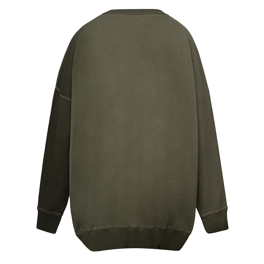 Green Cotton Hoody-Dsquared²-LabelTerrace.com