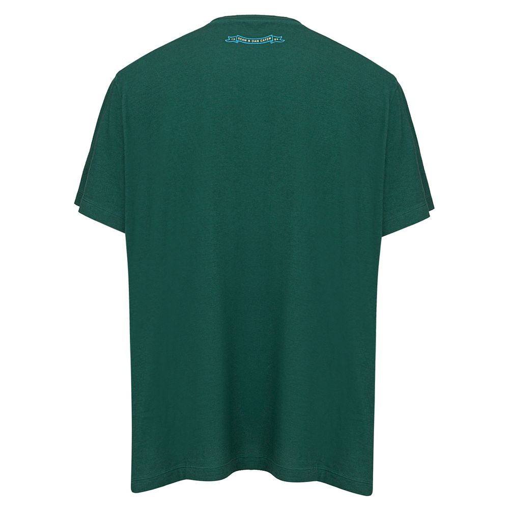 Green Cotton T-Shirt-Dsquared²-LabelTerrace.com