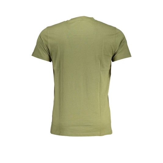 Green Cotton T-Shirt-Cavalli Class-LabelTerrace.com