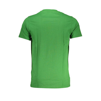 Green Cotton T-Shirt-Cavalli Class-LabelTerrace.com