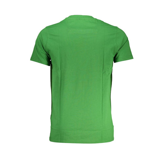 Green Cotton T-Shirt-Cavalli Class-LabelTerrace.com