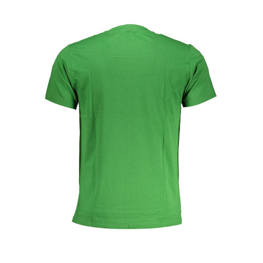 Green Cotton T-Shirt-Cavalli Class-LabelTerrace.com