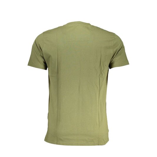 Green Cotton T-Shirt-Cavalli Class-LabelTerrace.com