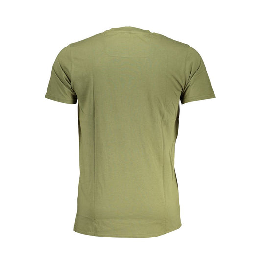 Green Cotton T-Shirt-Cavalli Class-LabelTerrace.com
