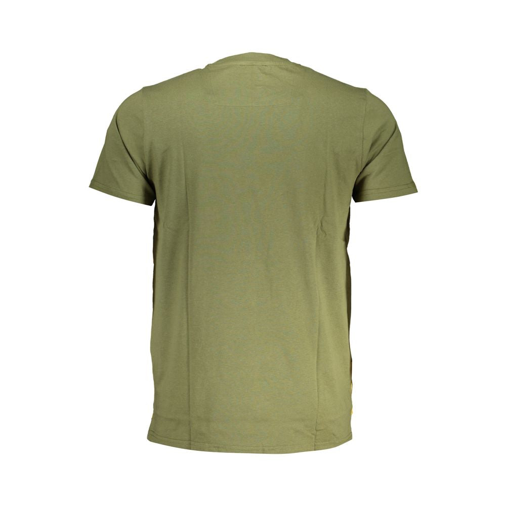 Green Cotton T-Shirt-Cavalli Class-LabelTerrace.com