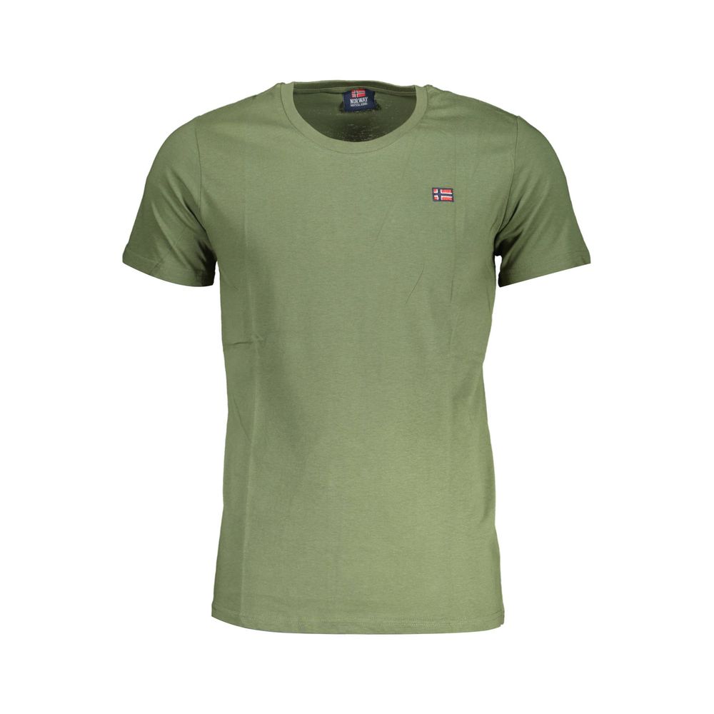 Green Cotton T-Shirt-Norway 1963-LabelTerrace.com