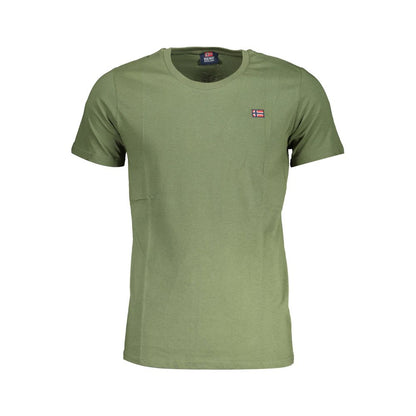 Green Cotton T-Shirt-Norway 1963-LabelTerrace.com