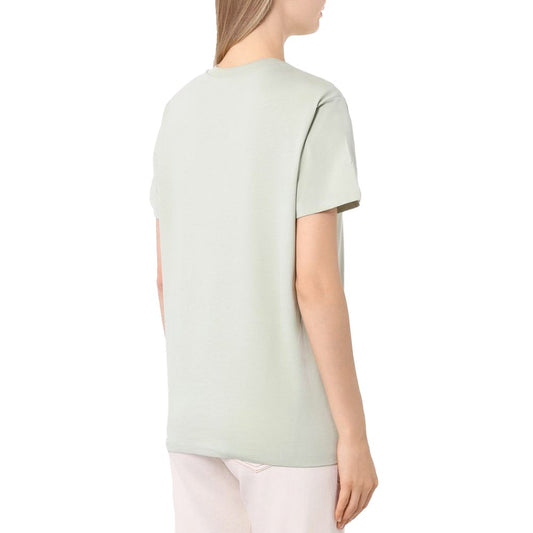 Green Cotton Women T-Shirt-Hinnominate-LabelTerrace.com