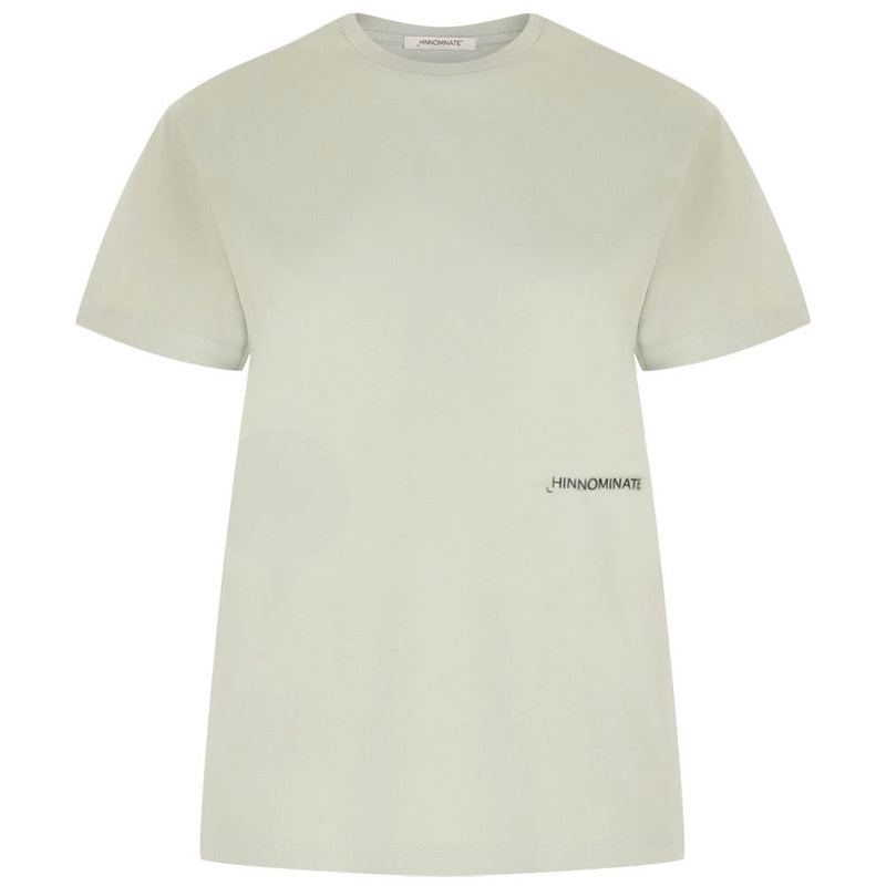 Green Cotton Women T-Shirt-Hinnominate-LabelTerrace.com