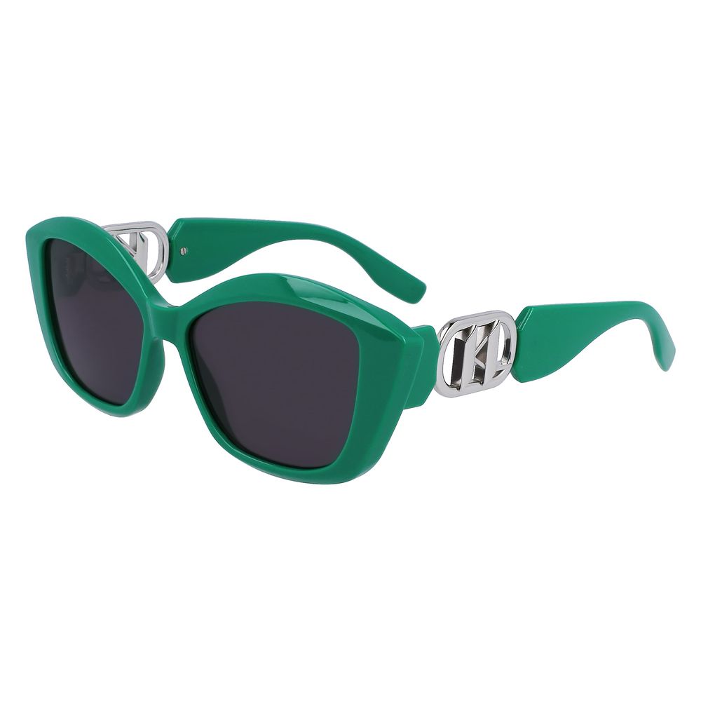 Green Injected Sunglasses-Karl Lagerfeld-LabelTerrace.com