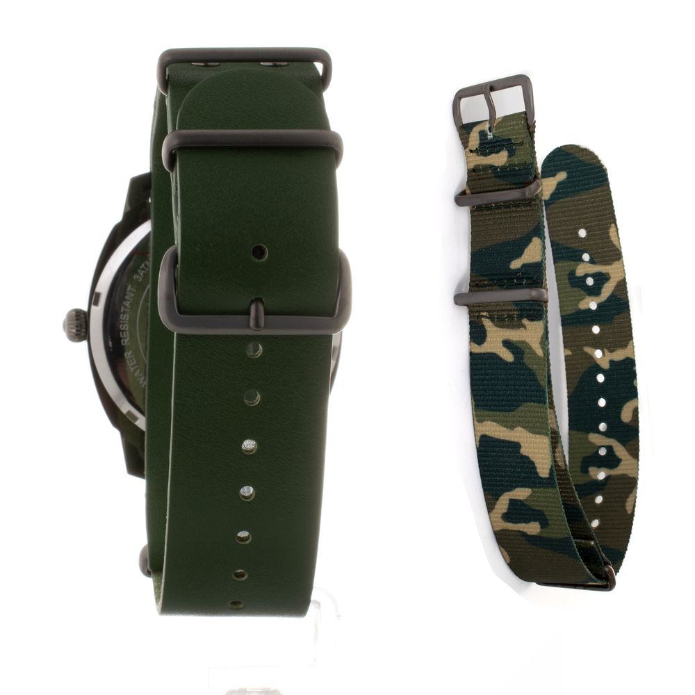 Green Leather Watch-Folli Follie-LabelTerrace.com