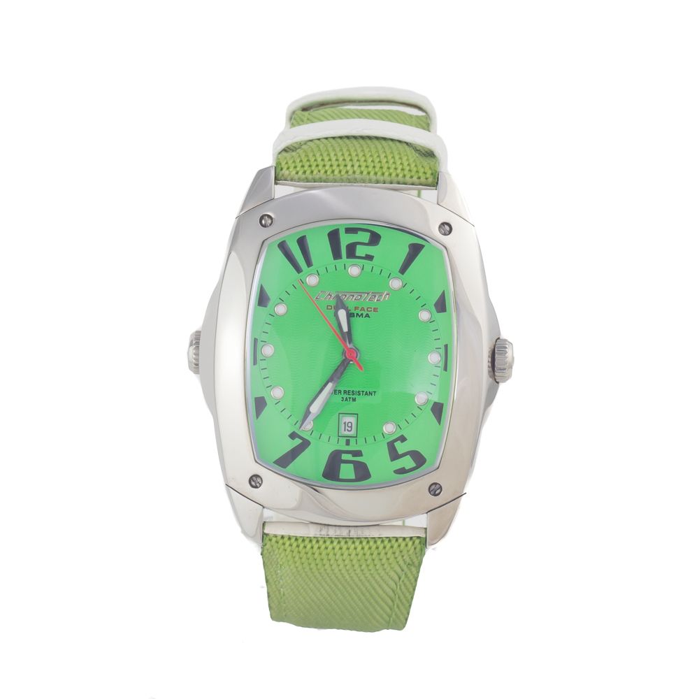 Green Leather Watch-Chronotech-LabelTerrace.com