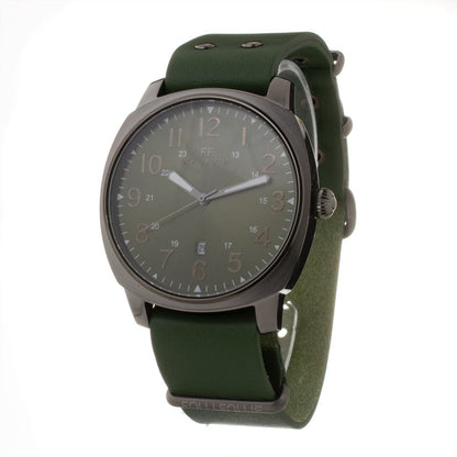 Green Leather Watch-Folli Follie-LabelTerrace.com