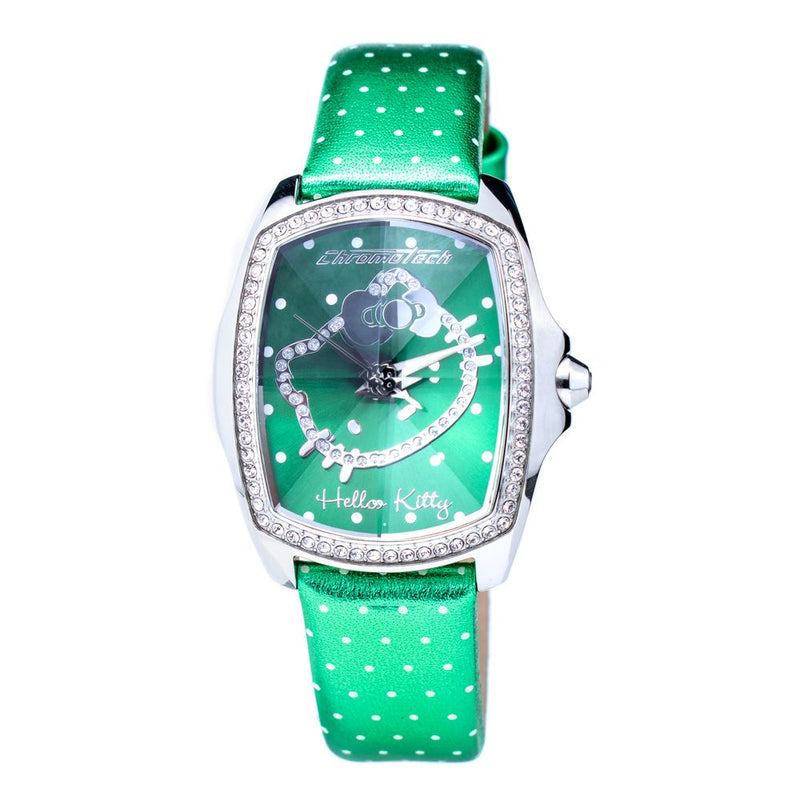 Green Leather Watch-Chronotech-LabelTerrace.com