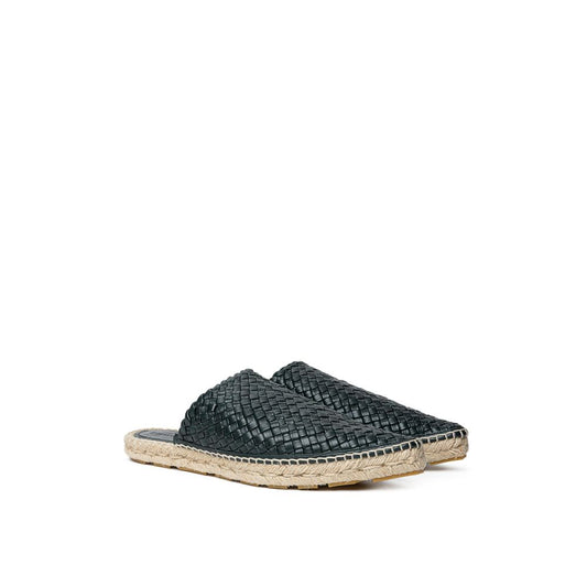 Green Leather Espadrille-Bottega Veneta-LabelTerrace.com