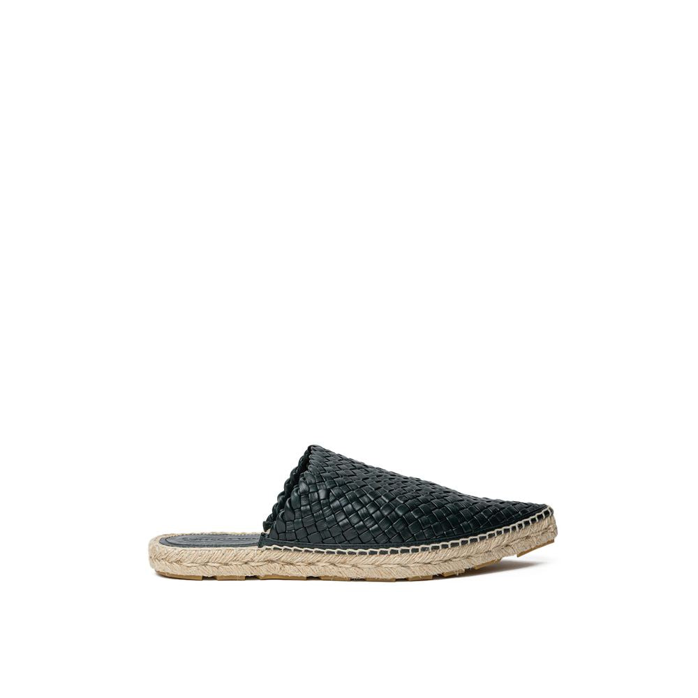 Green Leather Espadrille-Bottega Veneta-LabelTerrace.com