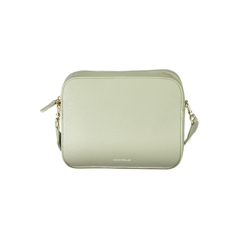 Green Leather Handbag-Coccinelle-LabelTerrace.com