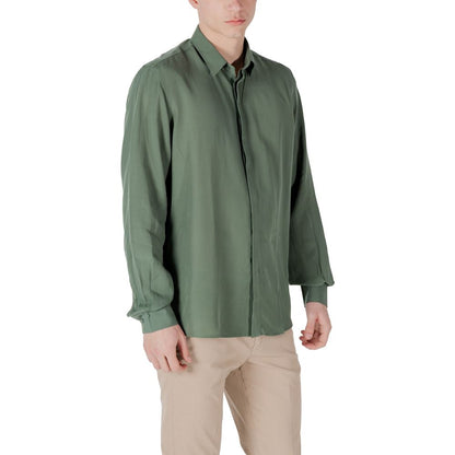 Green Lyocell Shirt