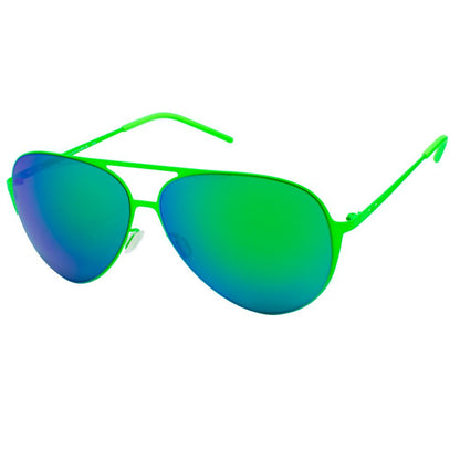 Green Metal Sunglasses